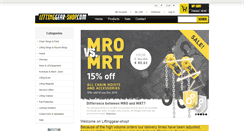 Desktop Screenshot of liftinggear-shop.com